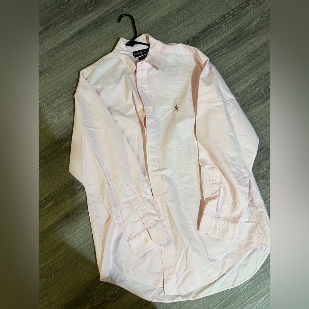 Ralph Lauren Pink + Yellow Casual Button Down Shirts (Bundle!)